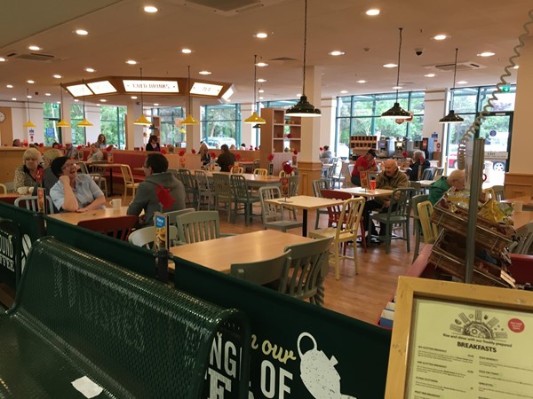 Cafe area.