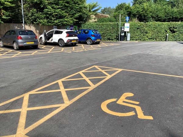 Disabled parking space