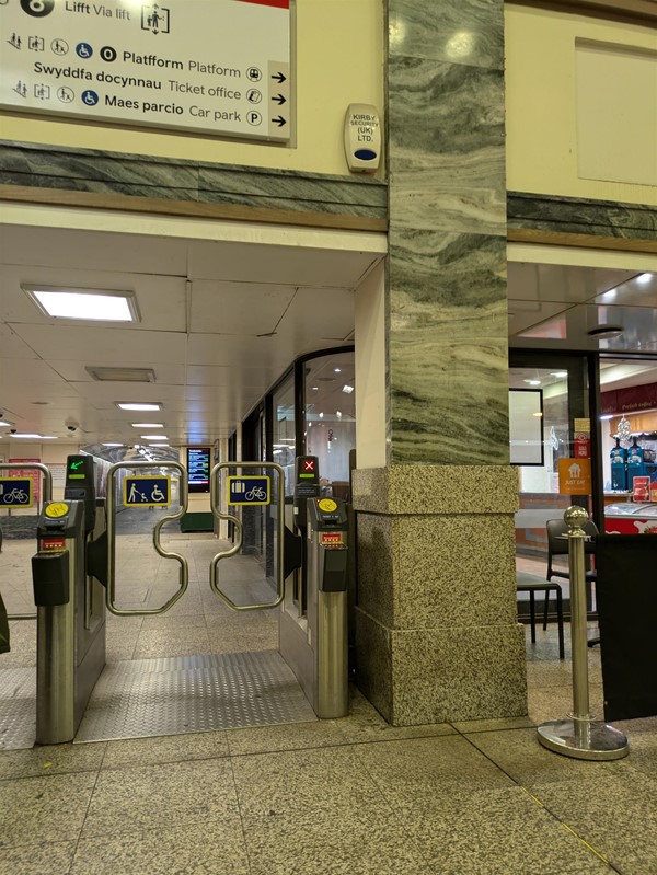 Image of accessible turnstile