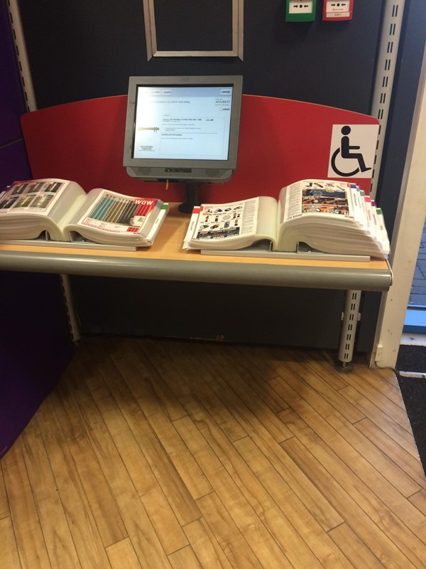 Picture of Argos Falkirk - Dropped counter.