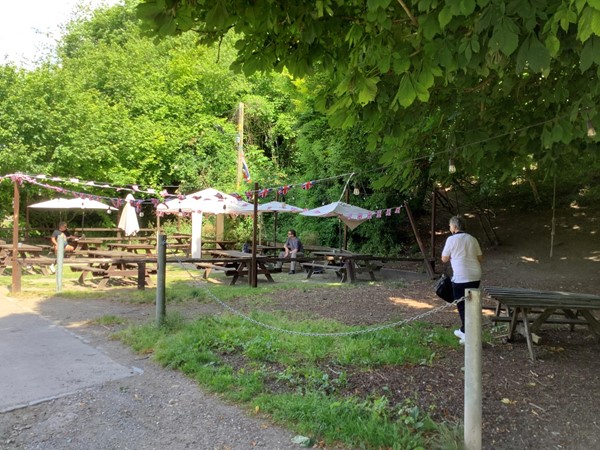 Picture of a beer garden