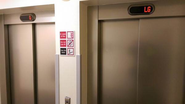Picture of Edinburgh Central Youth Hostel - The two lifts at the hostel
