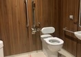 Inside accessible toilet.