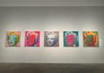 Image of screen prints on a wall