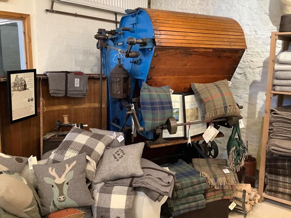 Inside shop