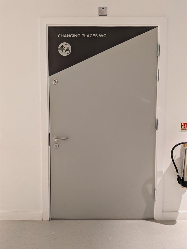 image of door to Changing Places bathroom