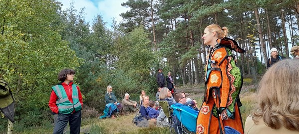 Picture of people in a field