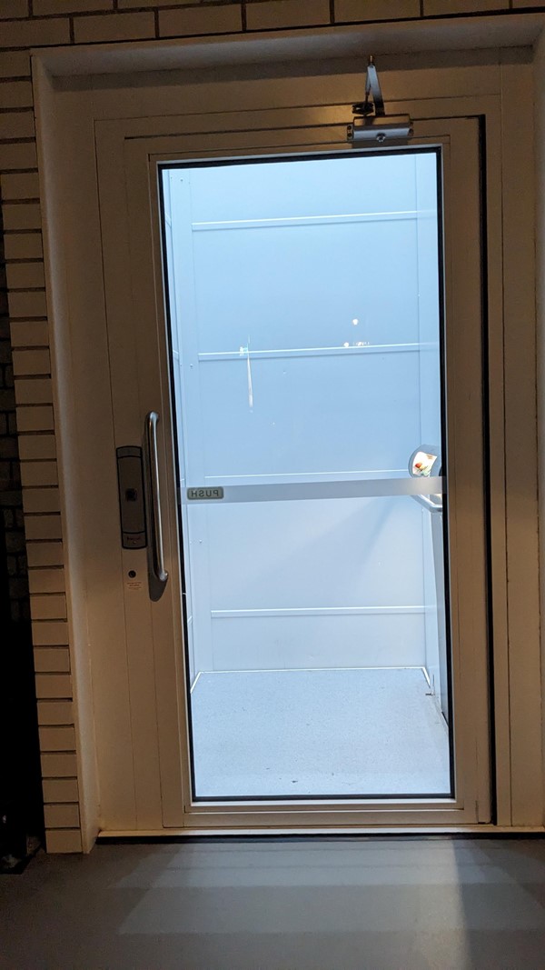 Entrance to the lift