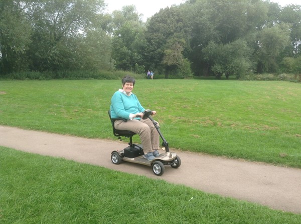 Accessible riverside at Ross on Wye