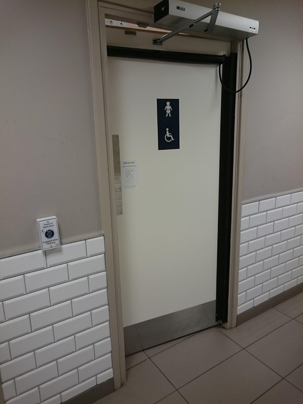 Picture of Waitrose, Comely Bank Road - Accessible Toilet Doorway