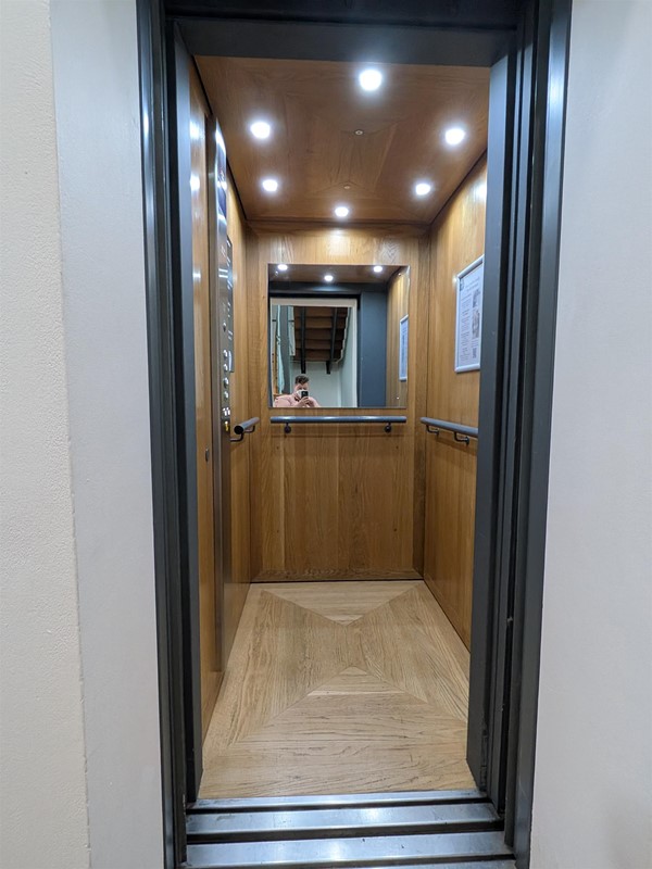 image of the inside of the lift