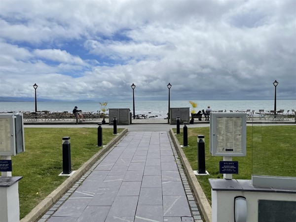 View from the restaurant.