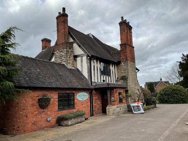 Driveway towards the old pub