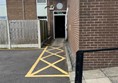 The “accessible “ entrance through the fitness suite - makes a change from the dustbin access!