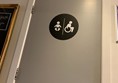 Sign of accessibile toilet