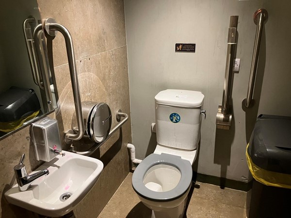 Image of Ole & Steen's accessible toilet