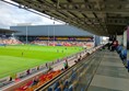 Wheelchair viewing area and view of the stadium