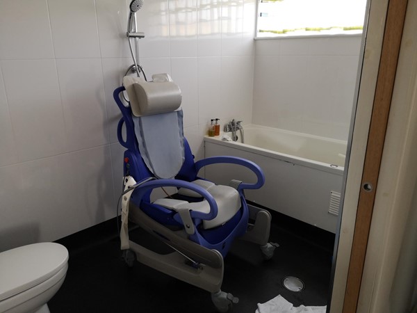 The wetroom ensuite
