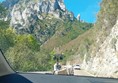 Image of a mountain through a window
