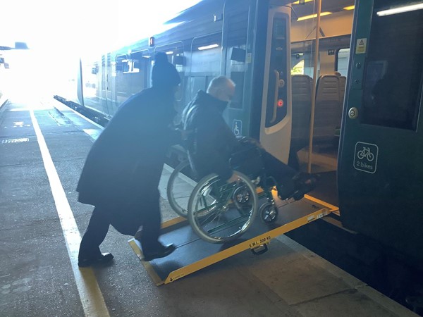14 taken onto train