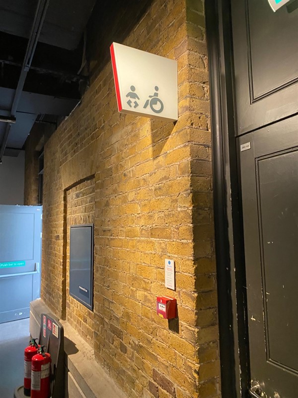 disabled toilet and baby changing
