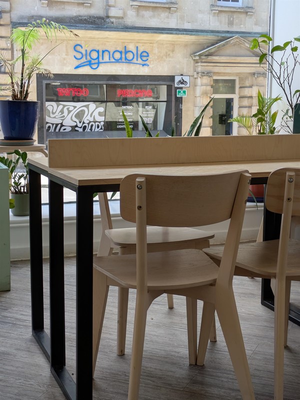 Image of seats and tables