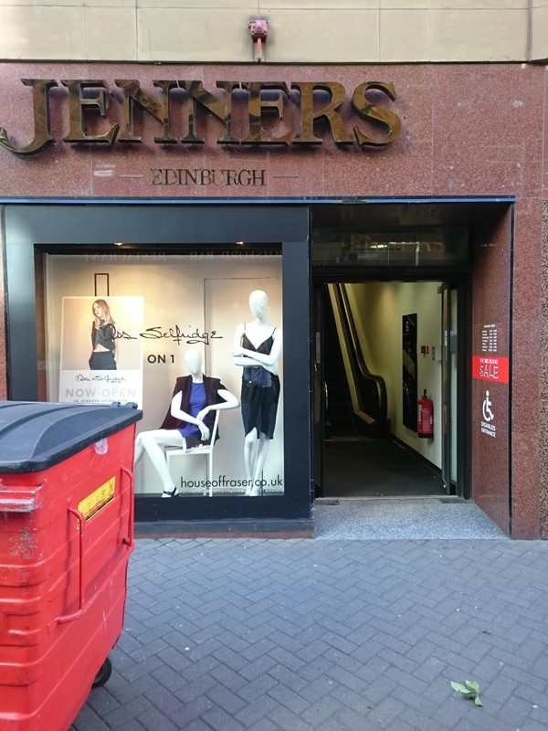 Picture of Jenners Edinburgh - Rose Street Accessible Entrance