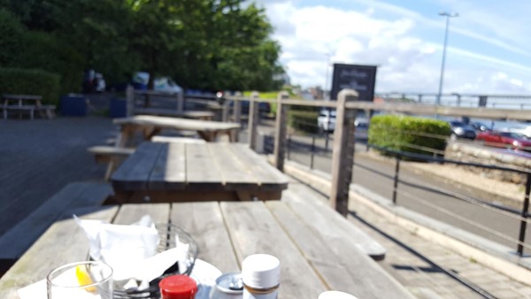 picnic tables