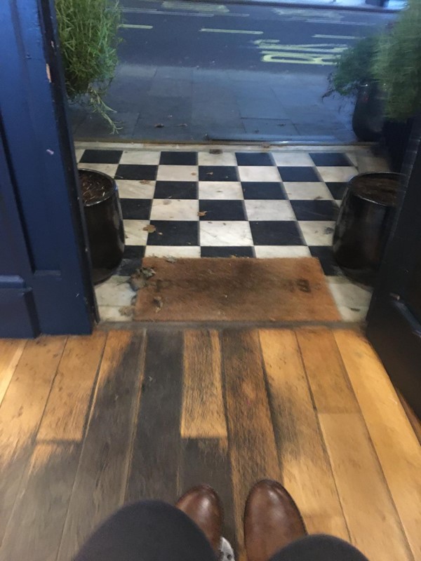 Doorway to leave
