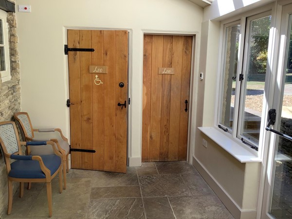 Toilet doors