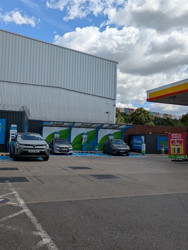 Image of EV charging bays