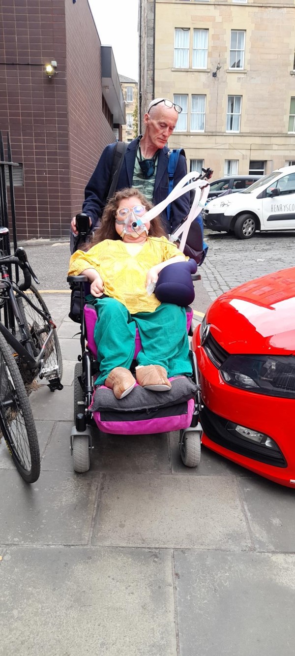 Powerchair user