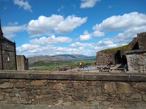 View of Ochil hills