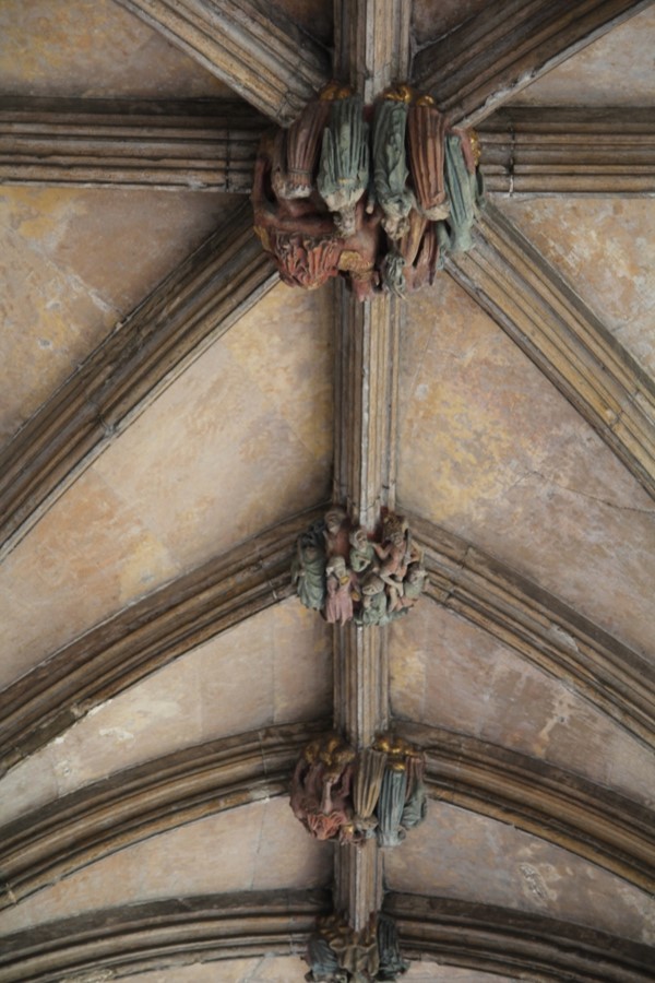 Roof bosses in the cloisters