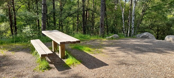 An accessible bench