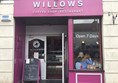 Image of the outside of Willows café.