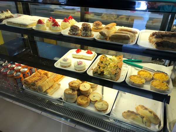 Photo of cakes and pies.