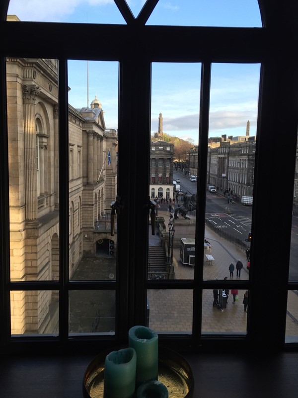 View from the bar, lounge and dining area