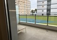 Balcony is south facing but looks out to back of an apartment block but it is ok actually. I would be happy there.