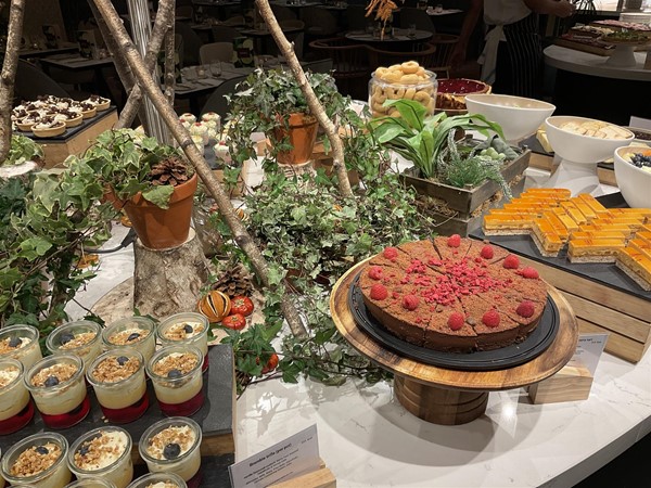 Image of cake on a buffet