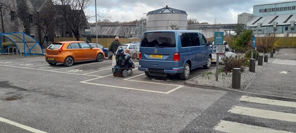 Image of disabled parking spaces