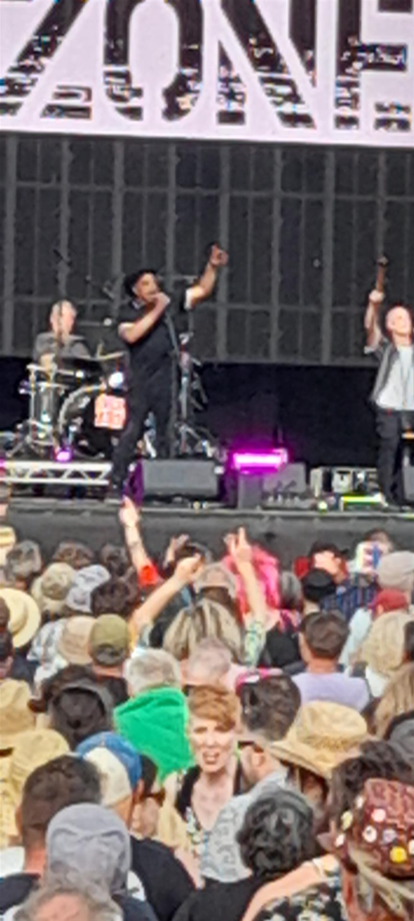 Image of a band on stage