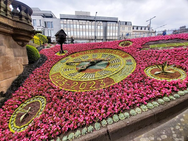 West Princes Street Gardens floral clock