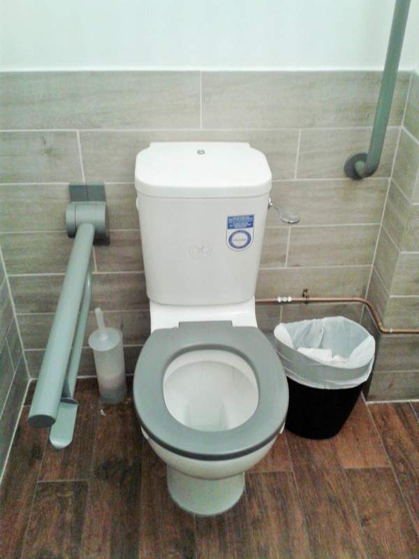 Disabled accessible toilet