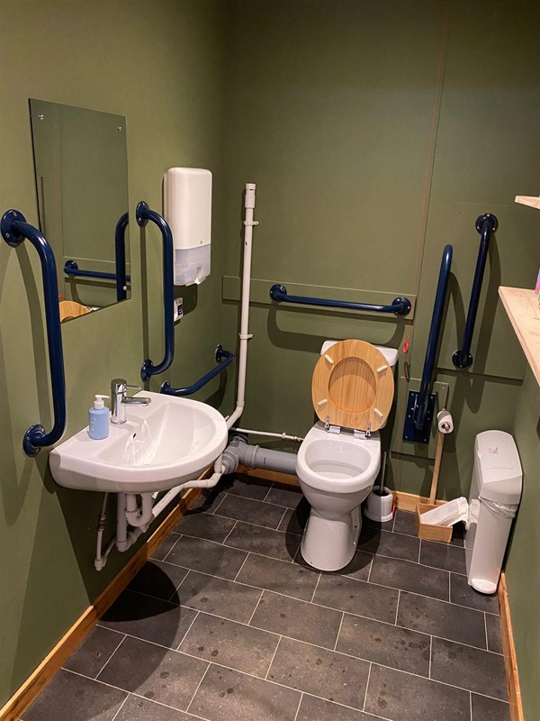 Image of an accessible toilet
