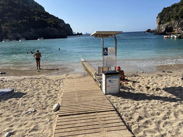 Ramp on the beach