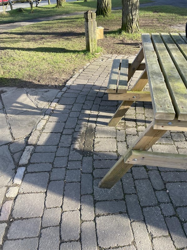 Accessible pic nic benches