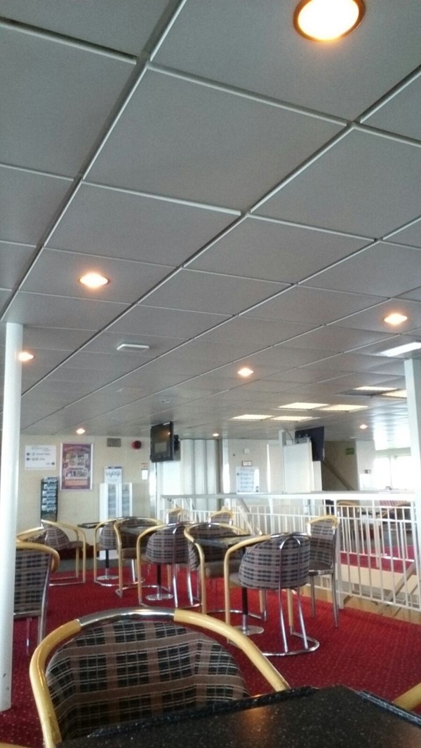 Ferry tables and chairs.