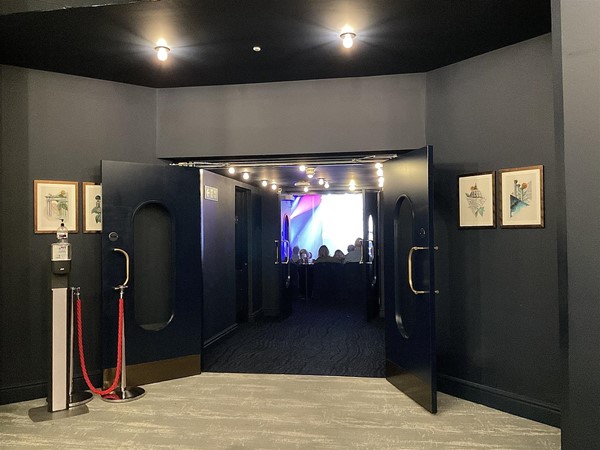 Image of a theatre door
