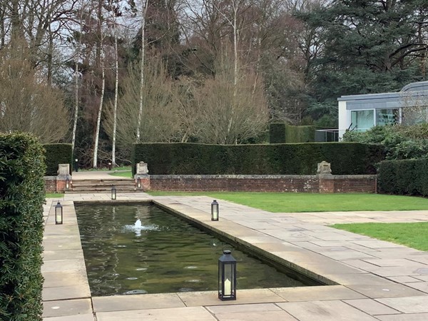 It’s car park is signed and stands just before you reach the Spa, but it’s a bit of a way to walk from the car park to the Spa, but driving on you will pass the very pleasant pool and walkway